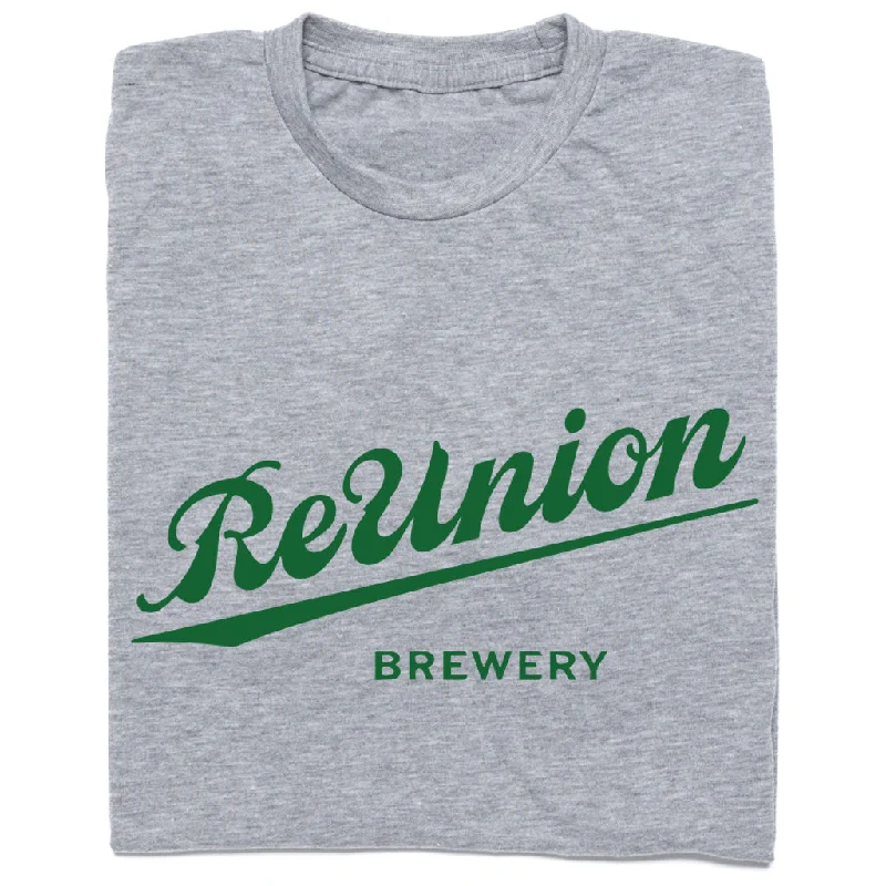 Polished Style Deals Reunion Brewery Text Logo