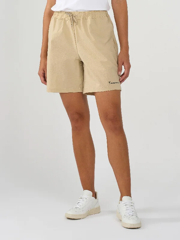 Special Offer For You Stretch ribstop elastic waist shorts - Safari