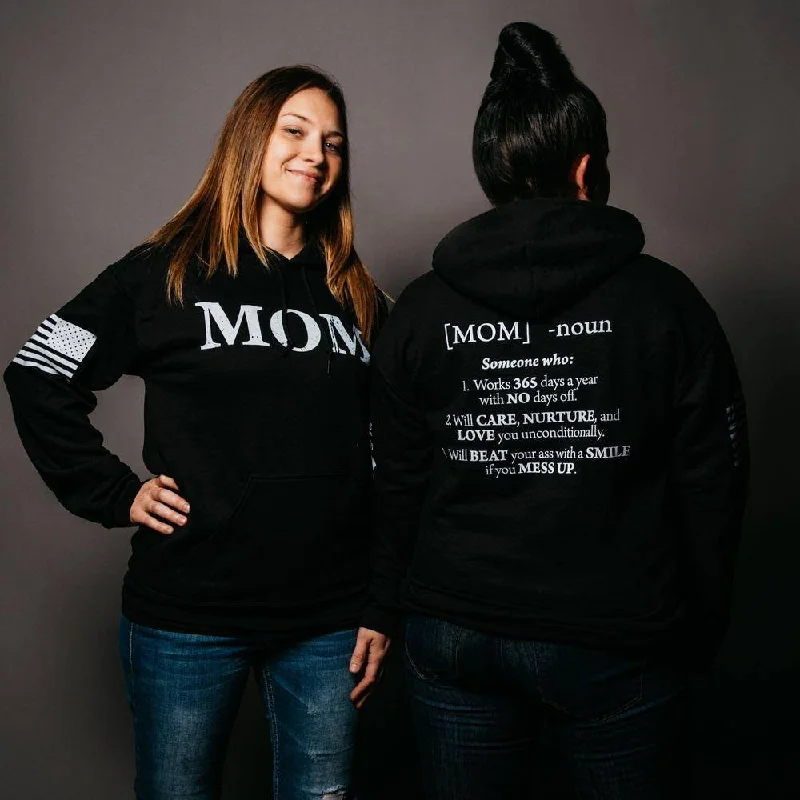 Limited Time Offers Women's Mom Defined Hoodie - Black