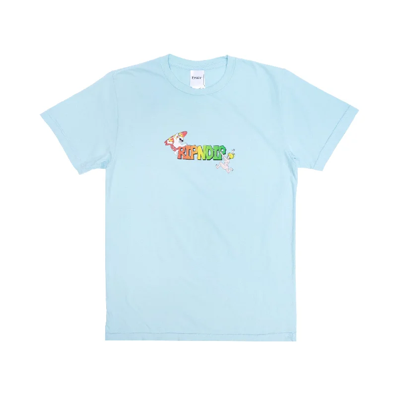 Dive Into Trendy Styles Summer Break Tee (Baby Blue)