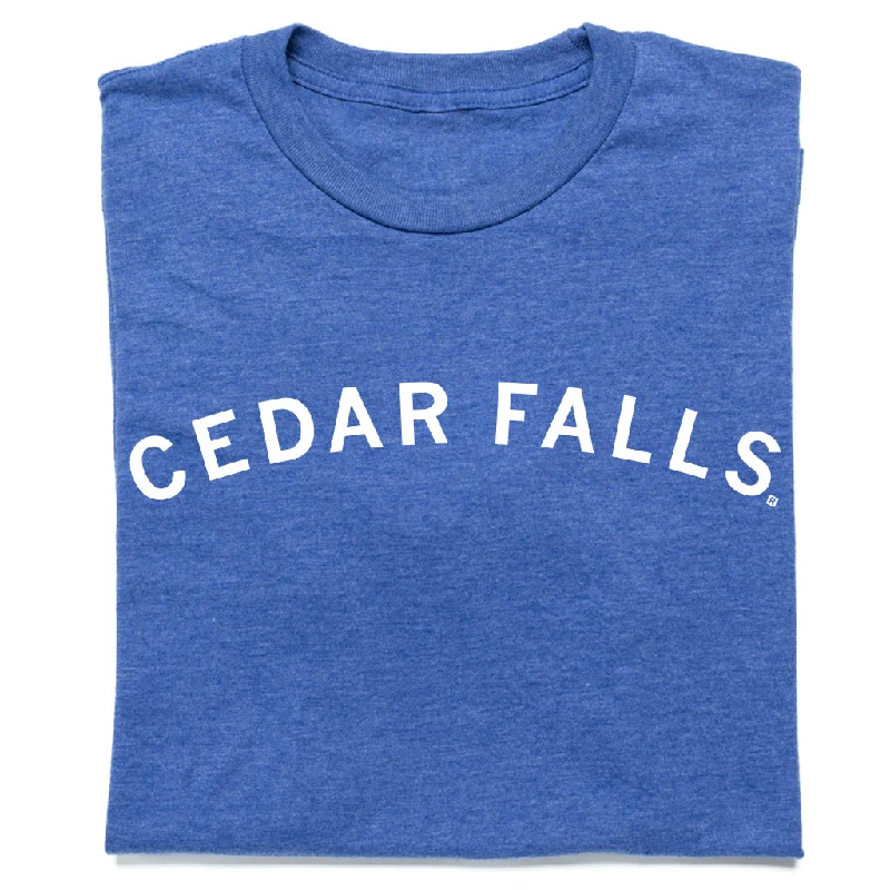 Step Ahead, Lead The Trend Cedar Falls Curved Logo