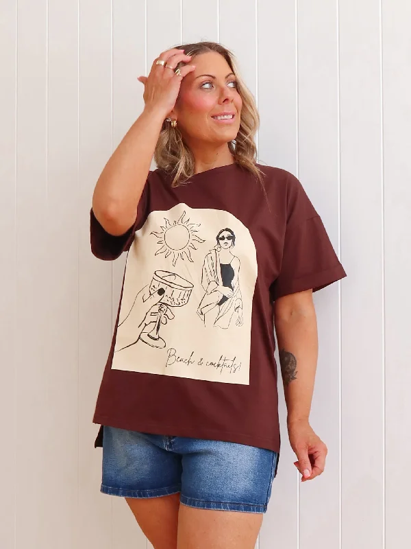 Women's Party Clothes Cocktails Tee