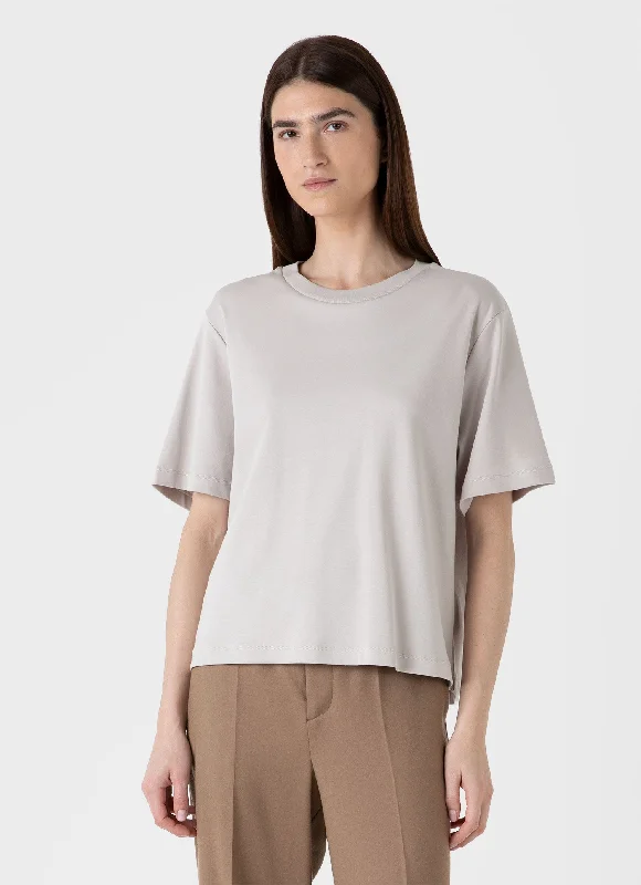 Affordable Women's Attire Women's Boxy Heavyweight T-shirt in Putty