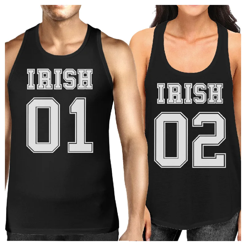 Women's Comfortable Lounge Garments Irish 01 Irish 02 Cute Couples Matching Tanks For St Patricks Day