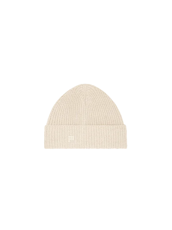 Women's Clothing Sets DNA Recycled Cashmere Beanie—ecru ivory