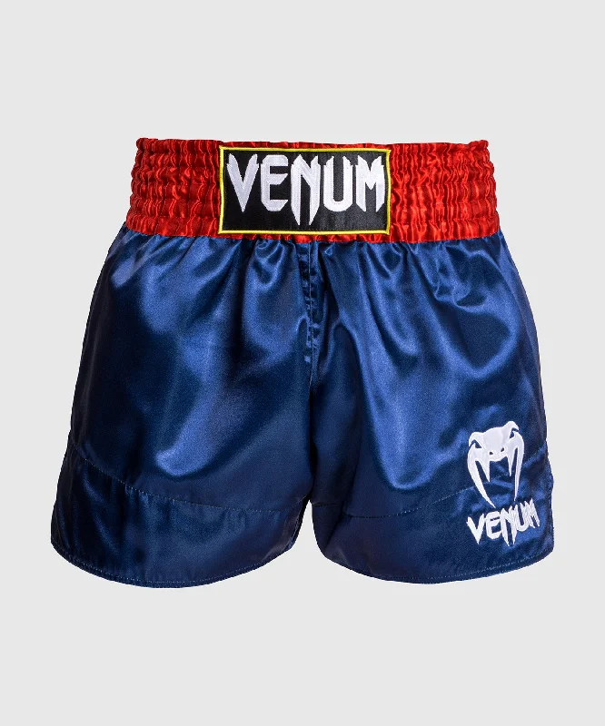 Women's Vintage-Inspired Outfit Venum Classic - Muay Thaï Short - Blue/Red/White