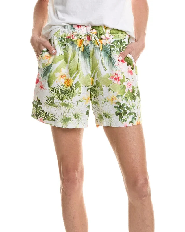 Classic Women's Apparel Tommy Bahama Flora Riviera High-Rise Linen Easy Short