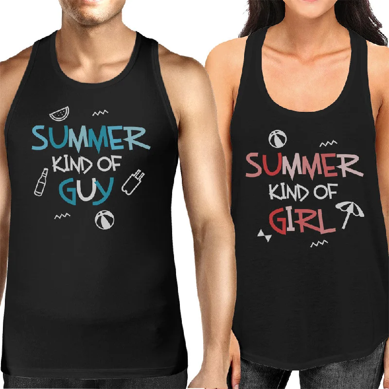 Casual Apparel For Women Summer Kind Of Girl And Guy Funny Design Matching Couple Tank Tops