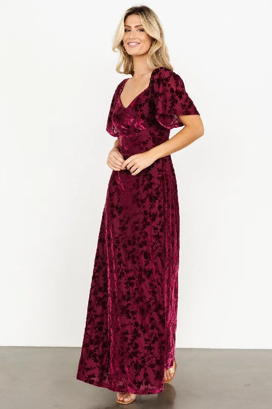 Buy More, Save More Everley Velvet Maxi Dress | Mulberry