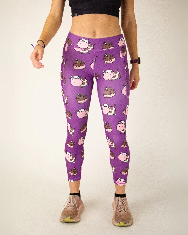 Luxe Style Discounts Women's Choccy Cows Leggings