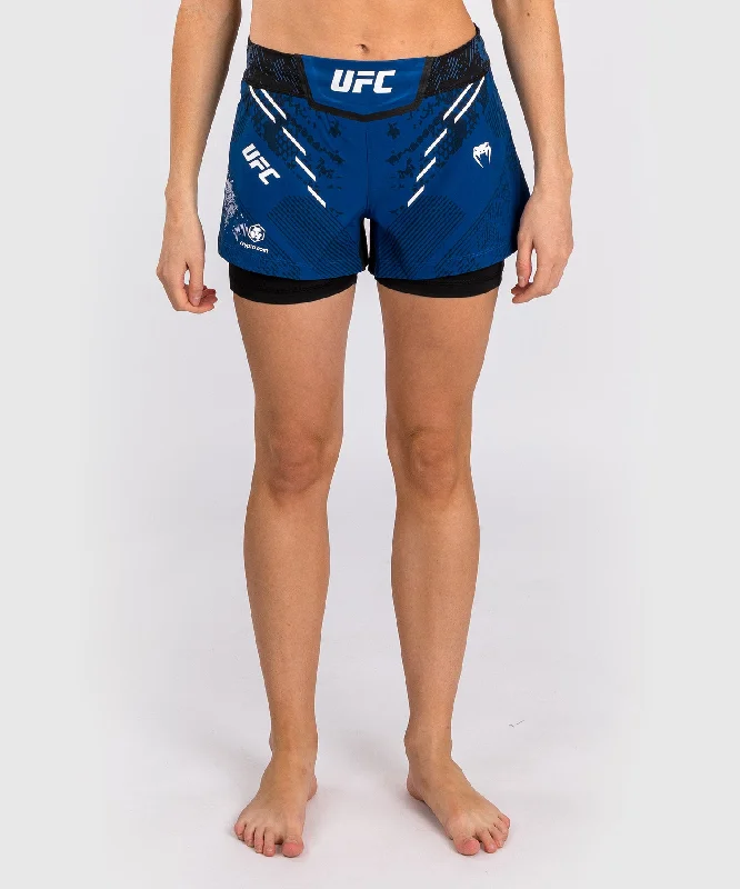 Elegant Clothing For Women UFC Adrenaline by Venum Authentic Fight Night Women’s Fight Short - Blue