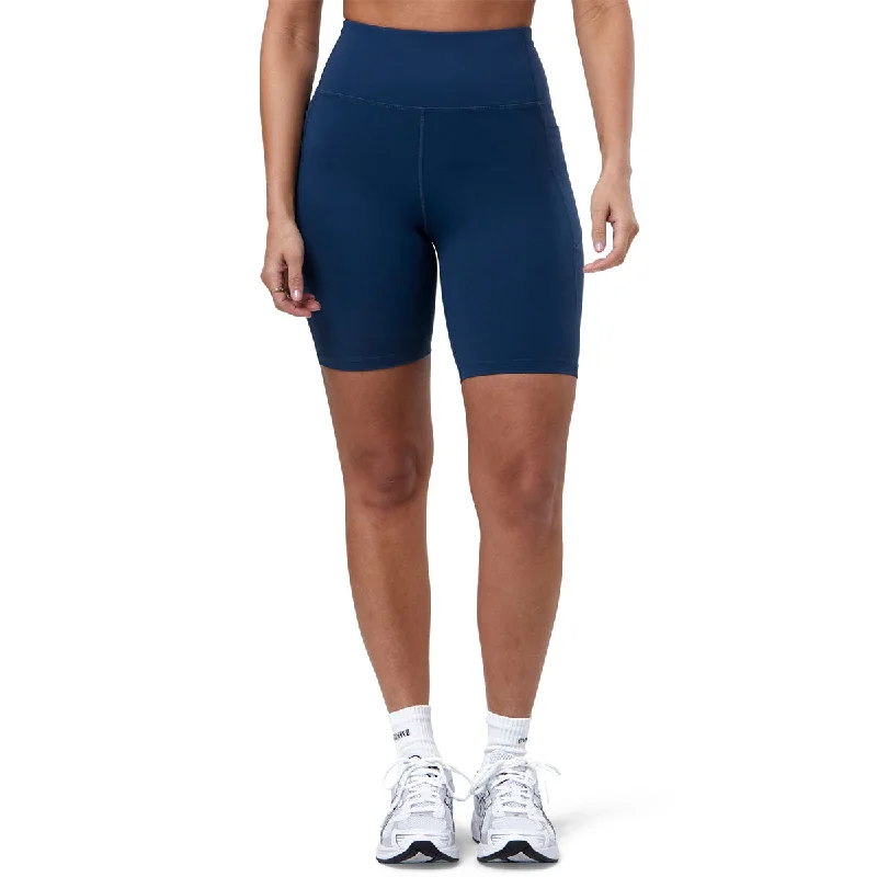 Daring Fashion Promotions Gym+Coffee Relentless Bike Shorts - Womens - Petrol Blue