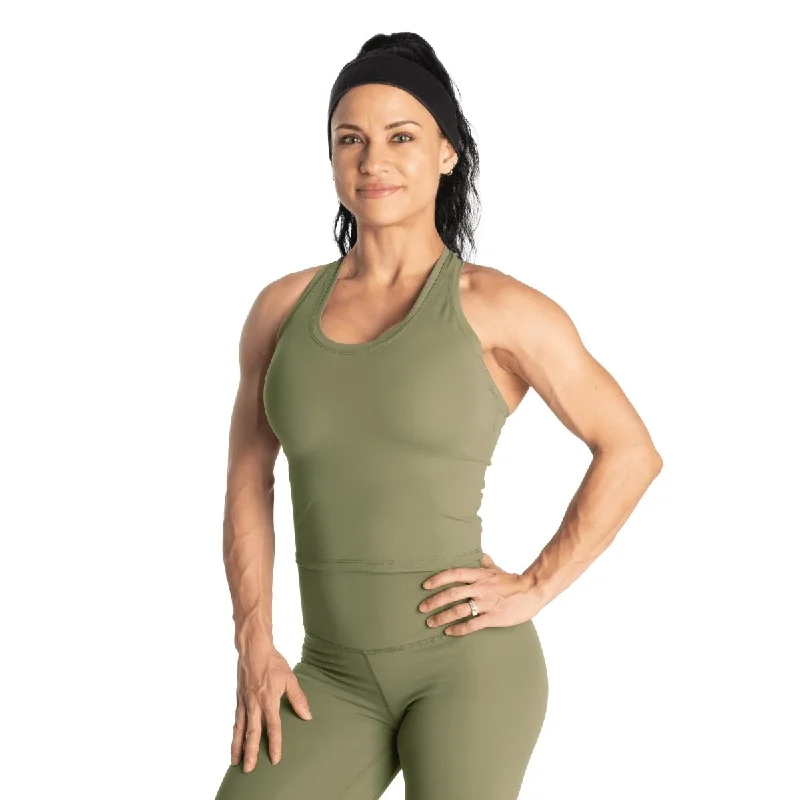 Tailored Clothing For Women Better Bodies Core Crop T-Back - Wash Green