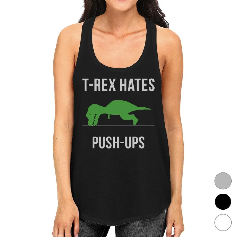 Ends Soon T-Rex Push Ups Womens Fashion Lightweight Workout Tank Top For Her