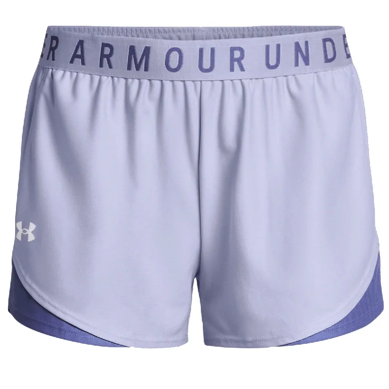 Women's Occasion Wear Clothes Under Armour Play Up 3.0 Shorts - Womens - Celeste/Starlight/White