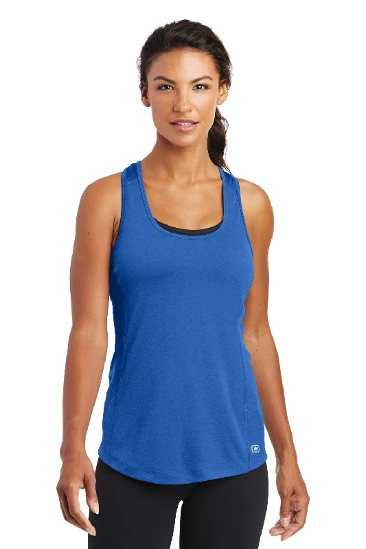 Holiday Attire Sale Ogio Womens Endurance Pulse Jersey Moisture Wicking Tank Top - Electric Blue