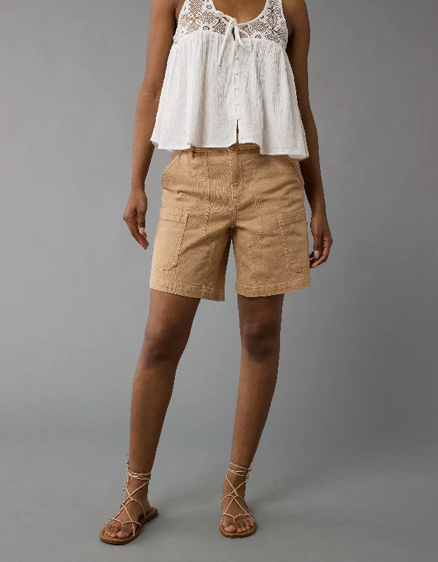 Unleash Your Style AE Dreamy Drape High-Waisted Carpenter Short