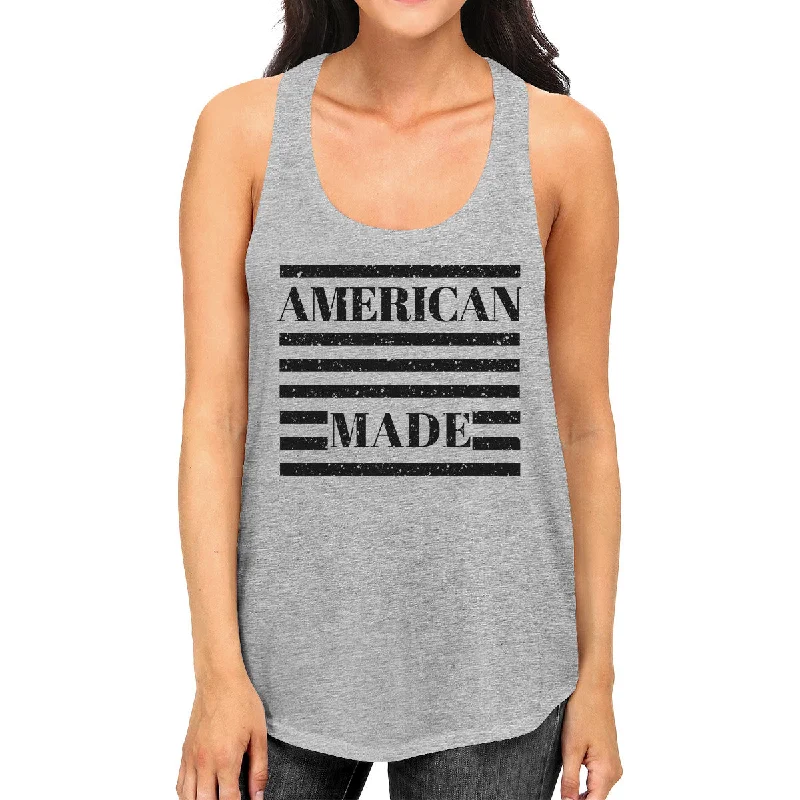 Women's Contemporary Clothing American Made Cute Womens Racerback Tank Top Gifts For Army Wives