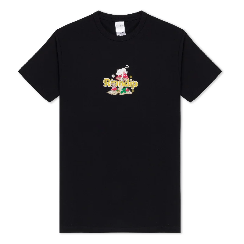 Sophisticated Street Style Offers Caterpillar Garden Tee (Black)