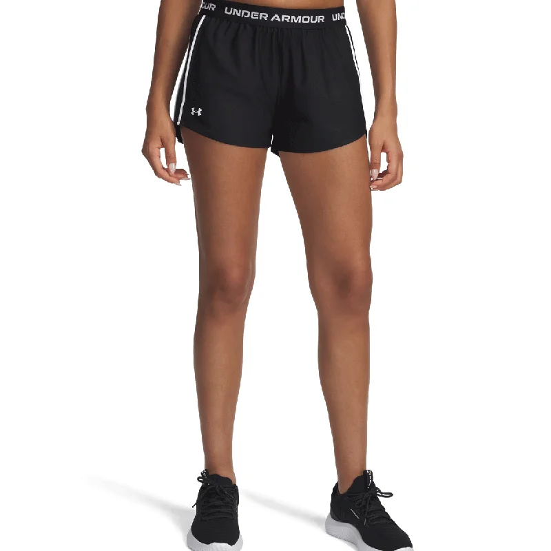 Contemporary Casual Deals Under Armour Play Up Shorts - Womens - Black/White