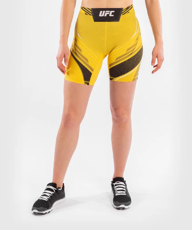 Women's Comfortable Garments UFC Venum Authentic Fight Night Women's Vale Tudo Shorts - Long Fit - Yellow