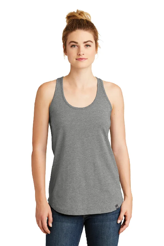 Daily Deals New Era Womens Heritage Tank Top - Heather Shadow Grey - Closeout