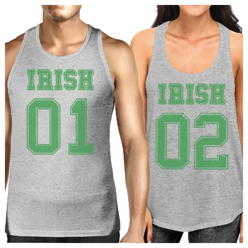 Women's Workout Garments Irish 01 Irish 02 Funny Matching Tank Top For Couples Irish Couples