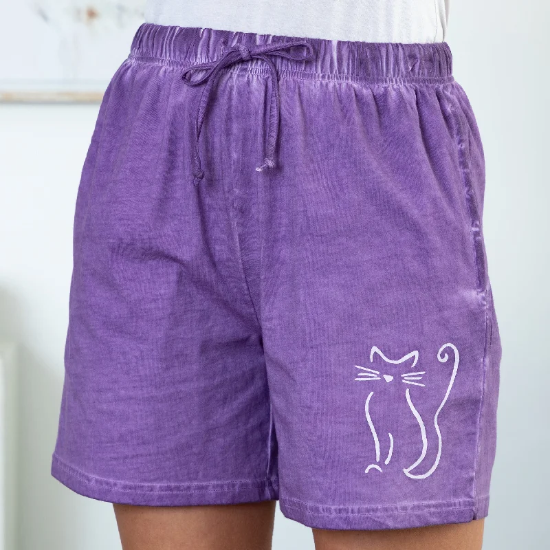 Limited Stock, Big Discounts Pet Love Vintage Acid Wash Ladies Shorts