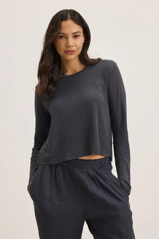 Explore What'S New KARA LINEN KNIT TEE