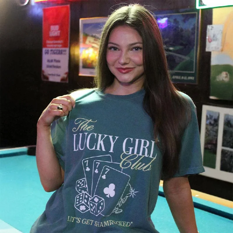 Sophisticated Style Offers The Lucky Girl Club Tee