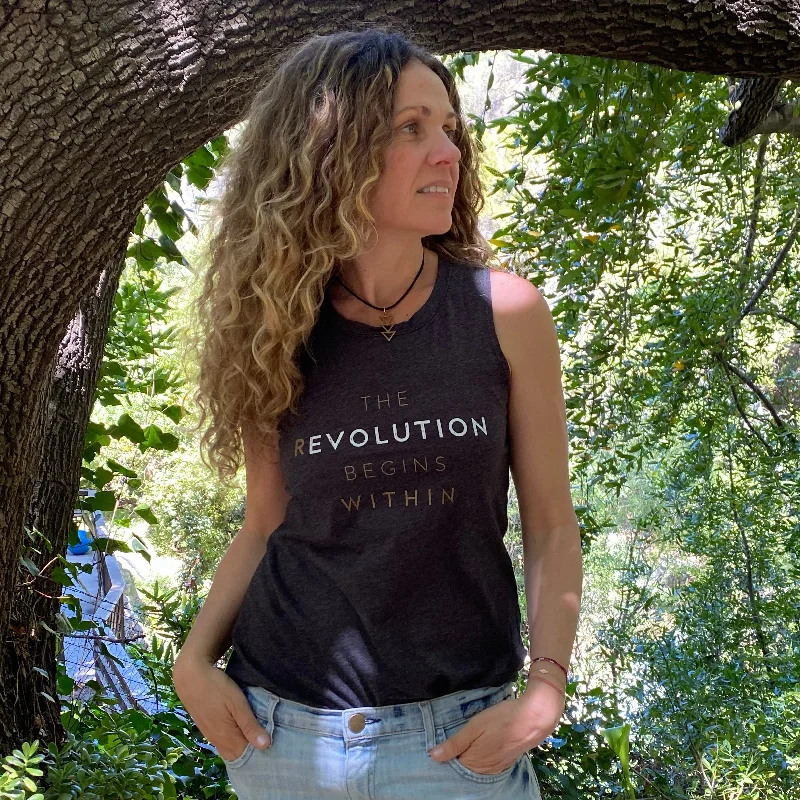 Athleisure Style Sale THE REVOLUTION BEGINS WITHIN TANK TOP