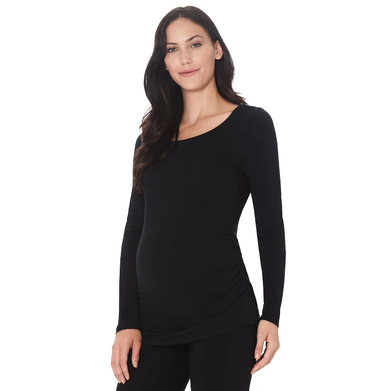 Flash Sale, Don'T Miss Softwear With Stretch Long Sleeve Maternity Ballet Neck Top