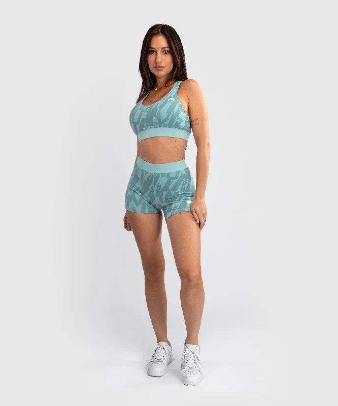 Sustainable Women's Clothes Venum Graffiti Women’s Compression Shorts - Aqua