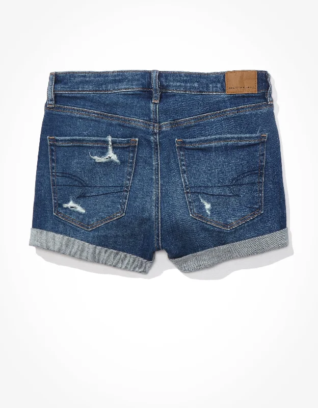 Summer Deals AE Ne(x)t Level High V-Rise Denim Short Short