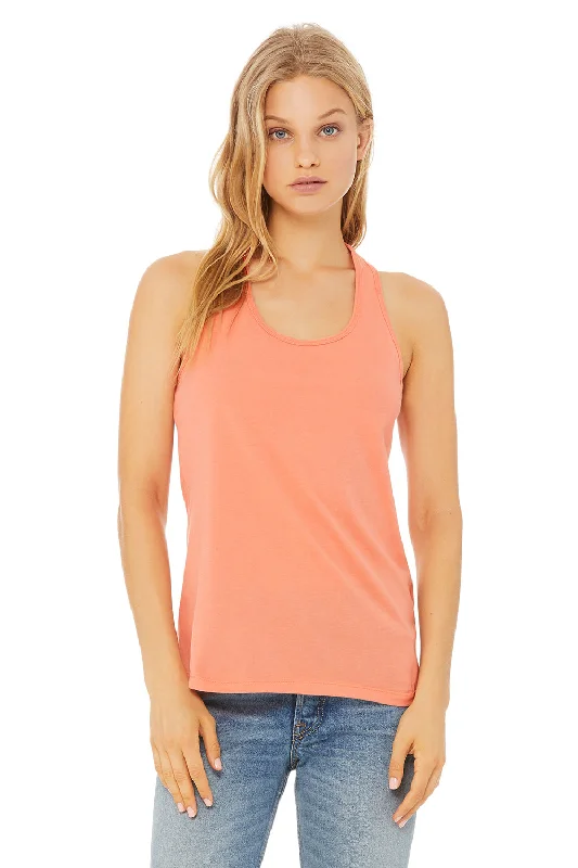 Unleash Your Trend Driven Style Bella + Canvas Womens Jersey Tank Top - Sunset Orange