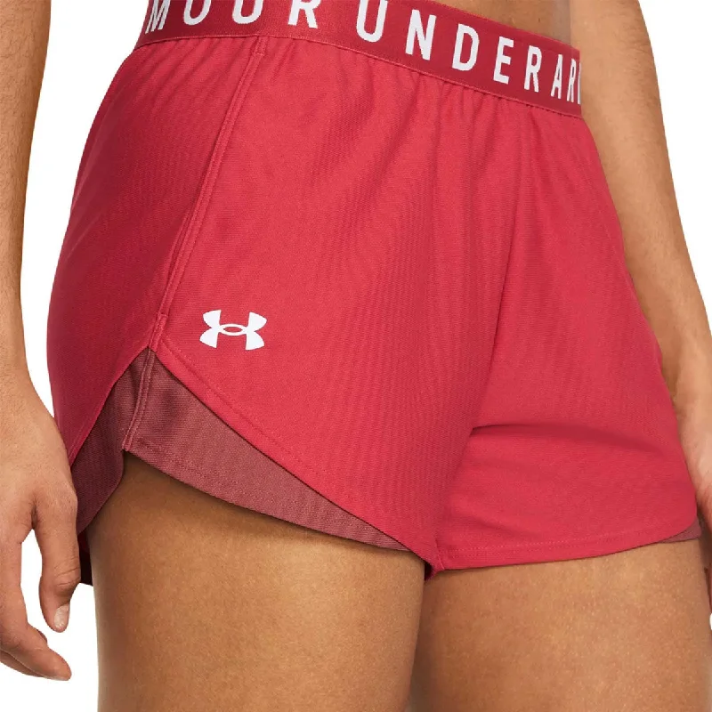 Daily Deals Under Armour Play Up 3.0 Shorts - Womens - Red Solstice