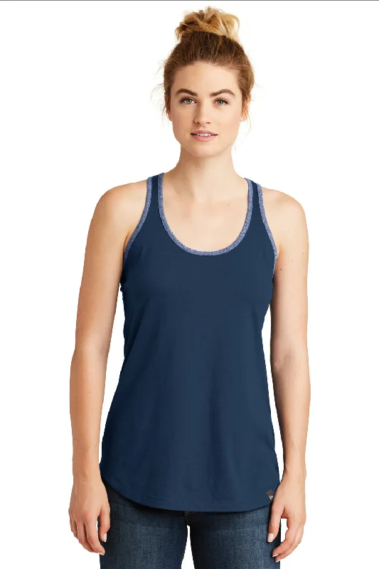 Gift Ideas New Era Womens Heritage Tank Top - Dark Royal Blue/Royal Blue Twist - Closeout