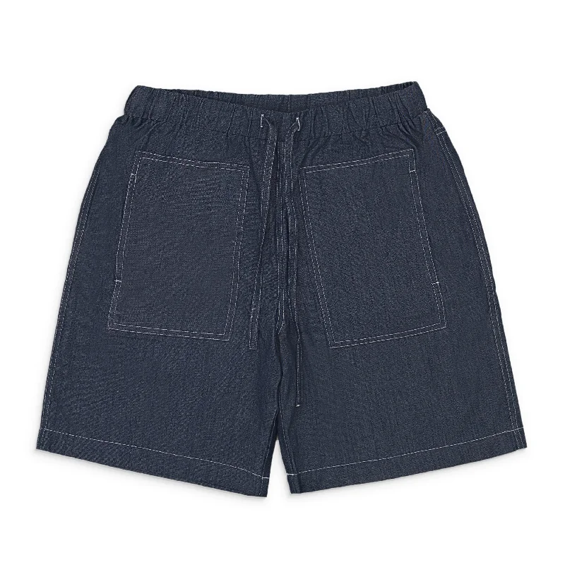 Contemporary Fashion Sale CALLIPYGIAN DENIM INDIGO SHORTS