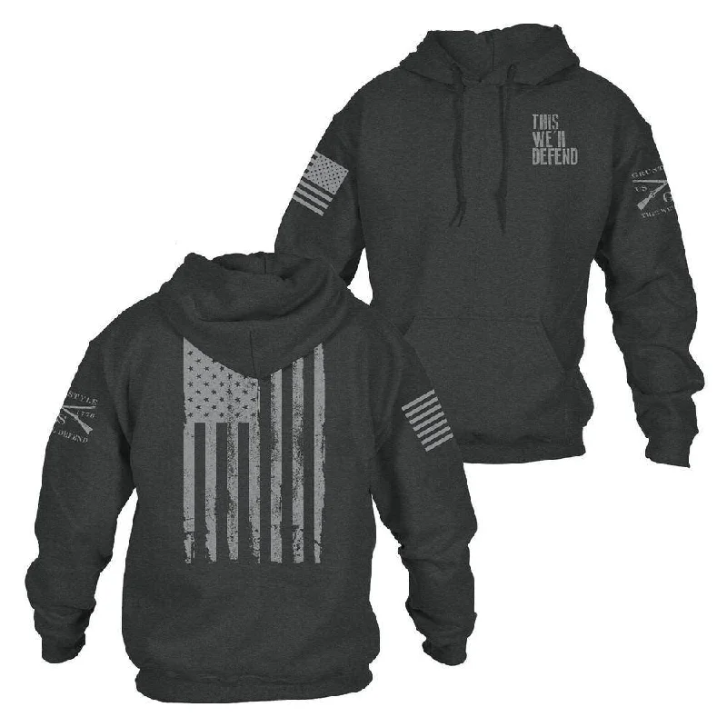 Women's Transitional Clothes This We'll Defend Hoodie - Dark Heather