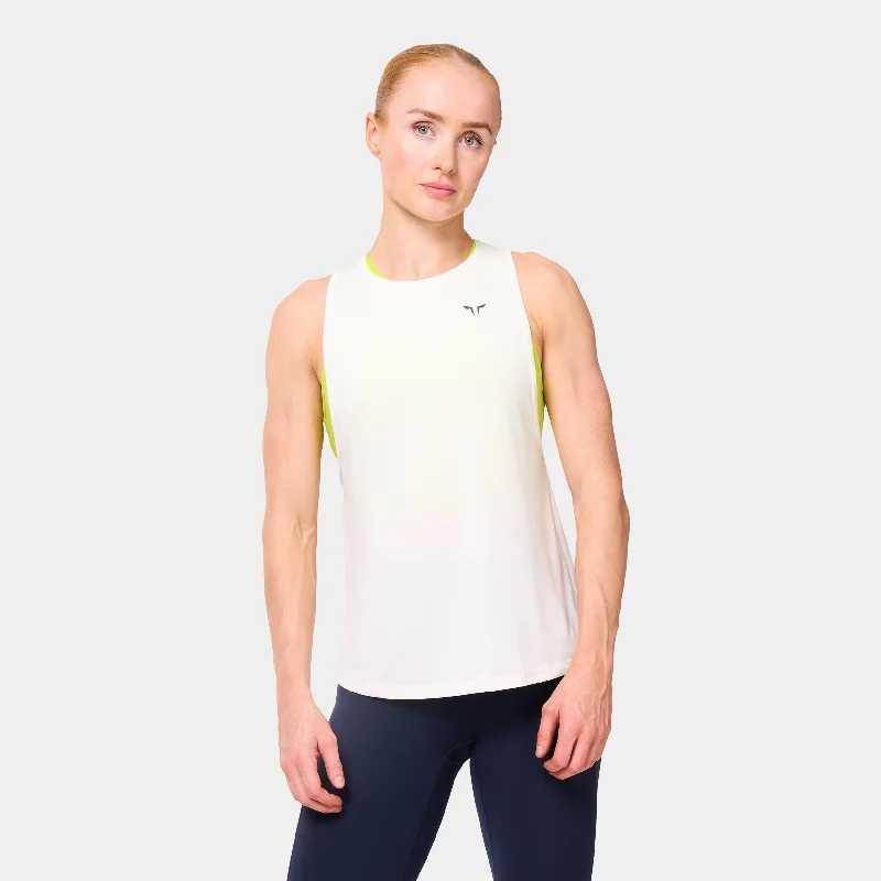 Glamorous Fashion Offers Performance Tank - Pearl White