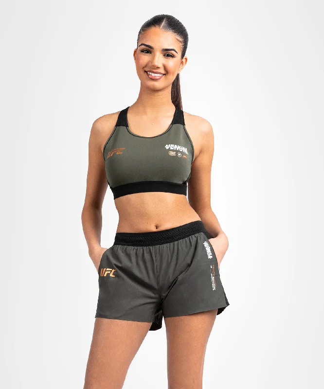 Women's High-Fashion Apparel UFC Adrenaline by Venum Fight Week Women’s Performance Short - Khaki