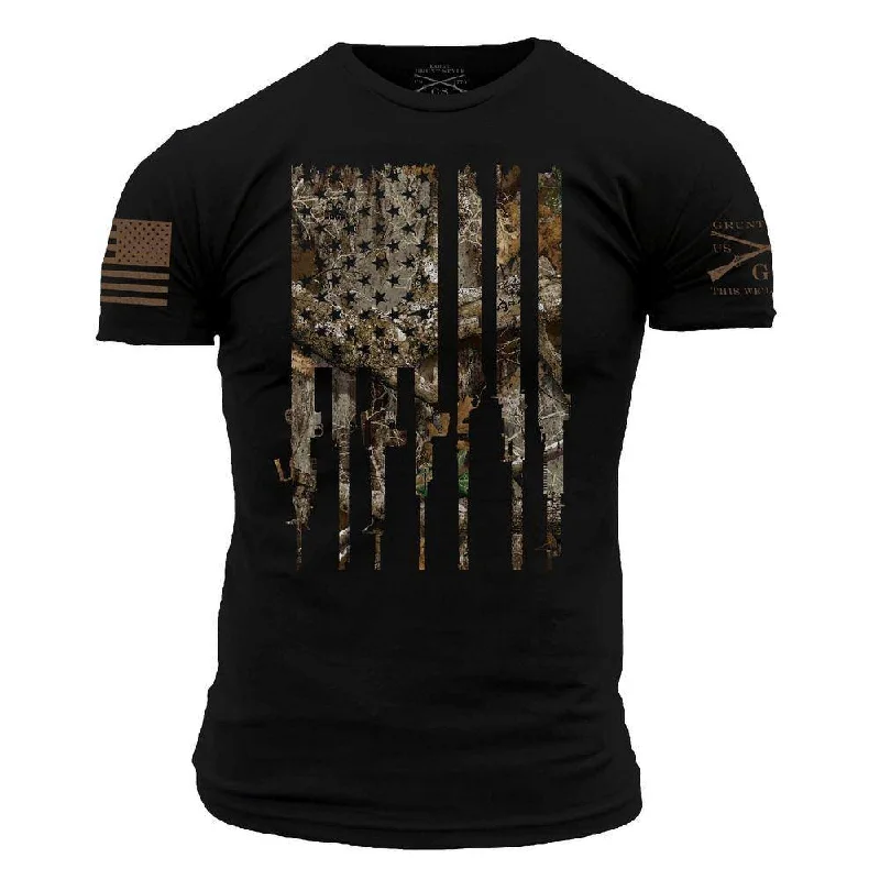 Unbeatable Prices Realtree Edge® Rifle Flag T-Shirt - Black