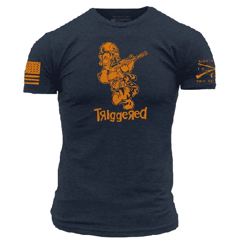 Timeless Women's Clothes Triggered T-Shirt - Midnight Navy