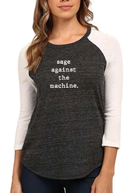 Crazy Discounts, Hurry Up Sage Against The Machine - High-Vibe Raglan