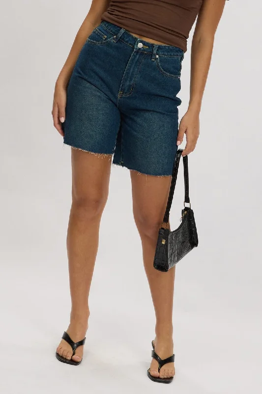 Flash Sale Now Denim Jorts High Rise