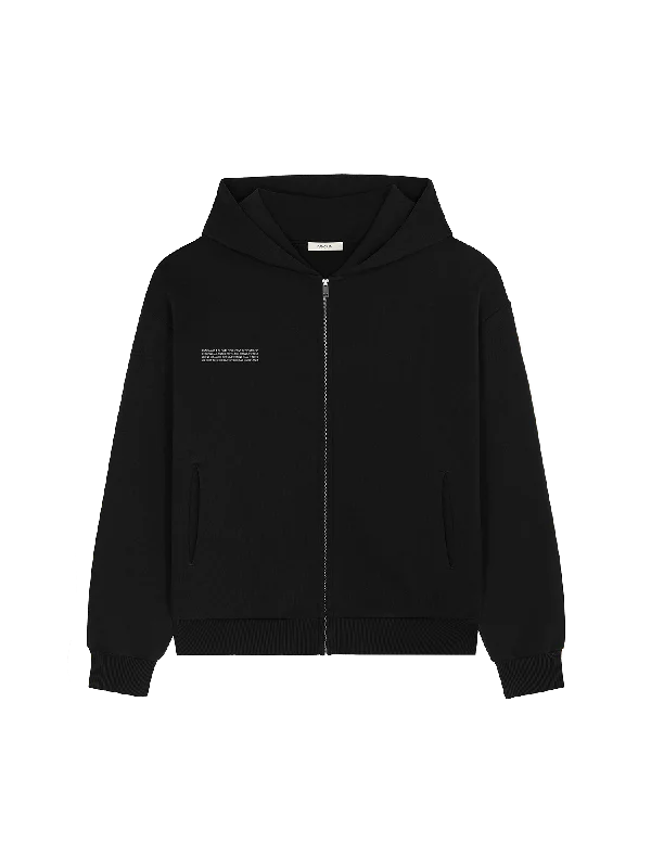 Women's Evening Clothing Womens DNA Heavyweight Zipped Hoodie—black