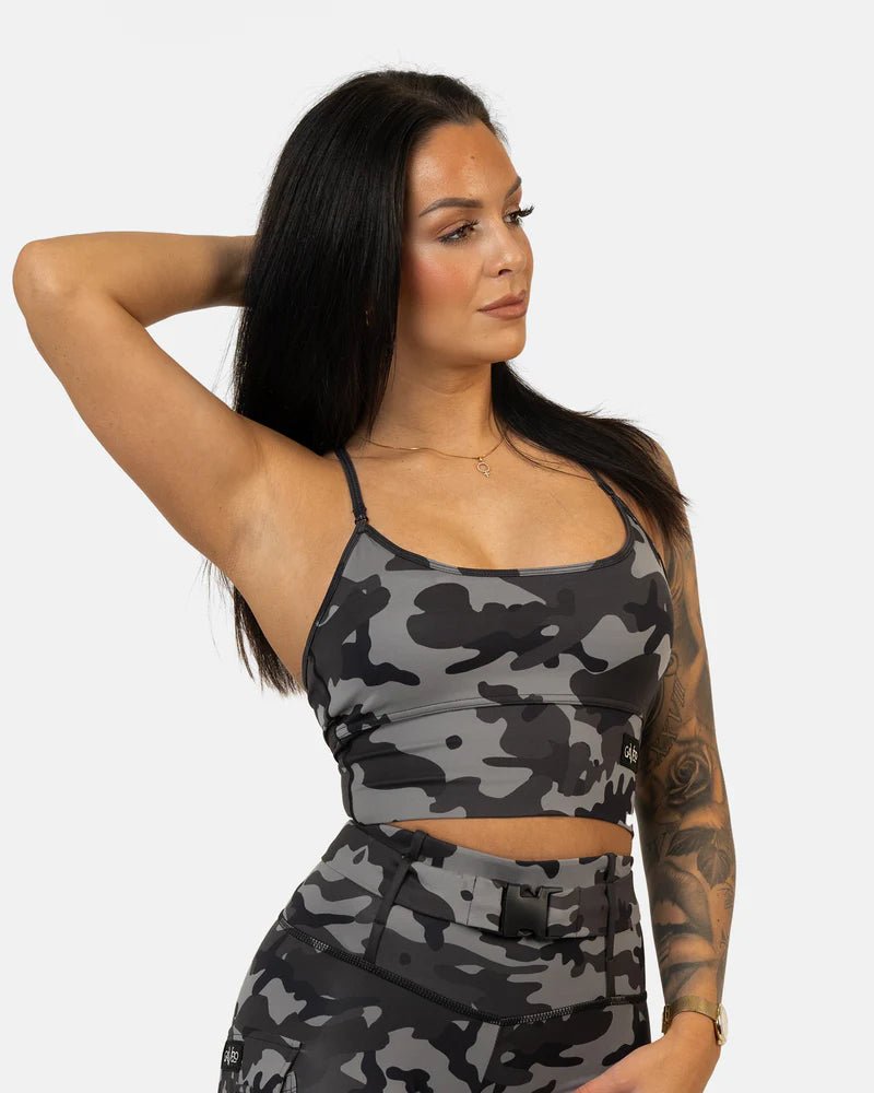 Fashion Frontiers Gavelo Cargo Top - Camo Stealth