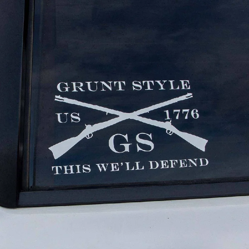 Smart Casual Deals Grunt Style Full Logo 6" White Decal