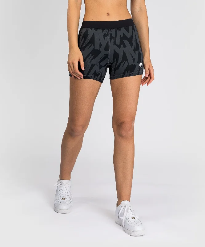 Women's Night-Out Clothes Venum Graffiti Women’s Compression Shorts - Urban Charcoal