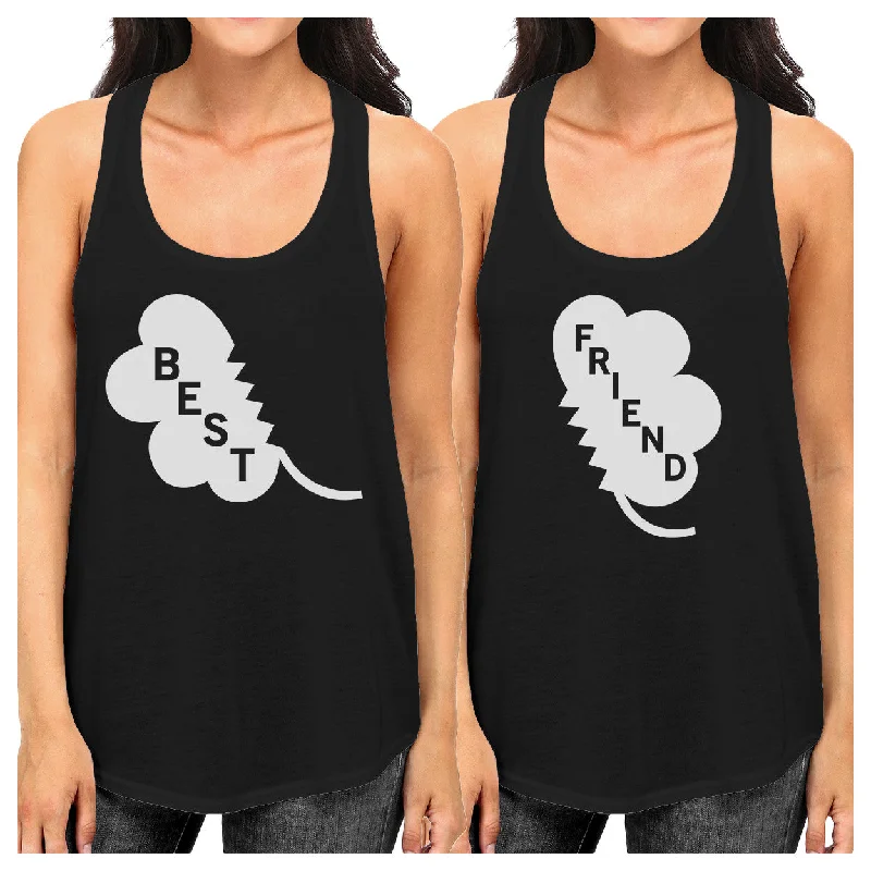 Affordable Luxury Women's Garments Best Friend Clover Cute BFF Matching Tank Tops For St Patricks Day